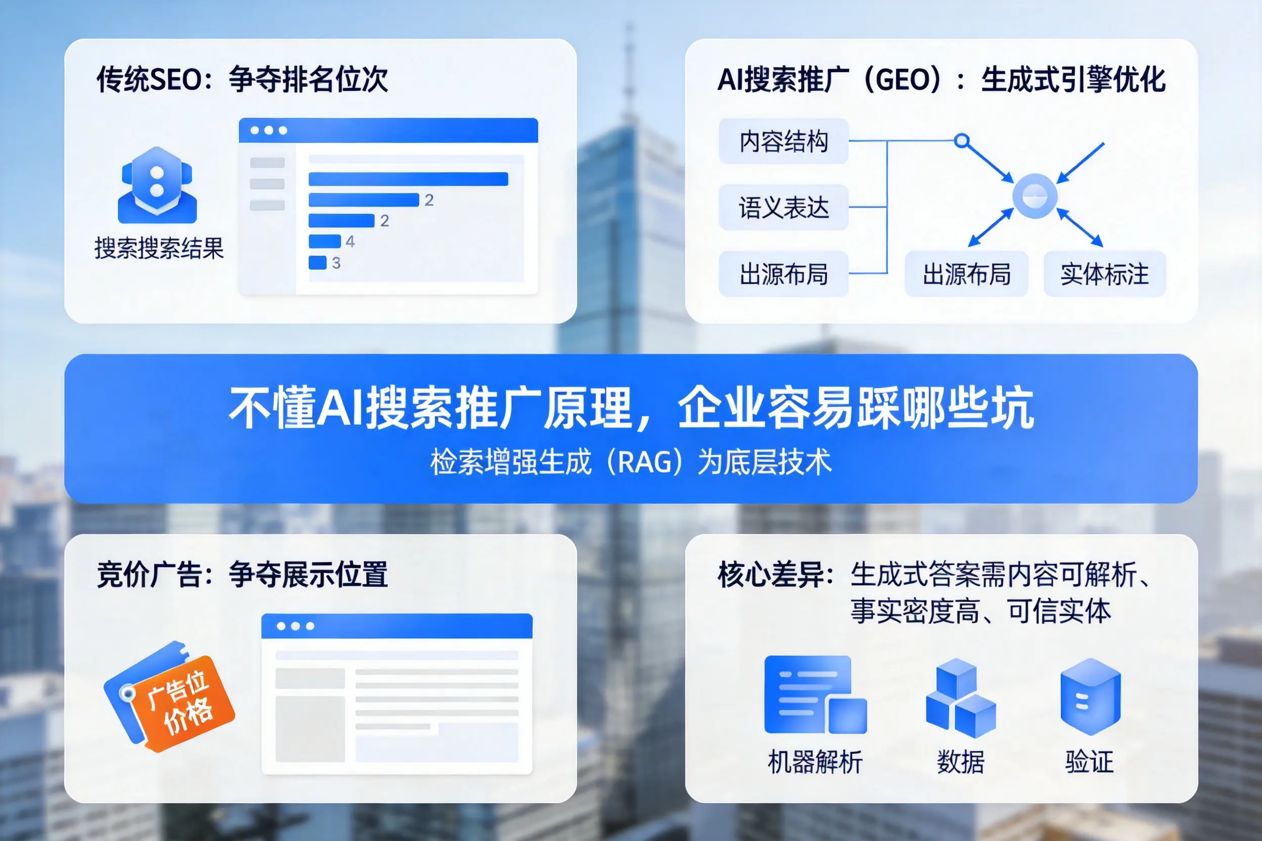 不懂AI搜索推广原理，吕梁企业容易踩哪些坑