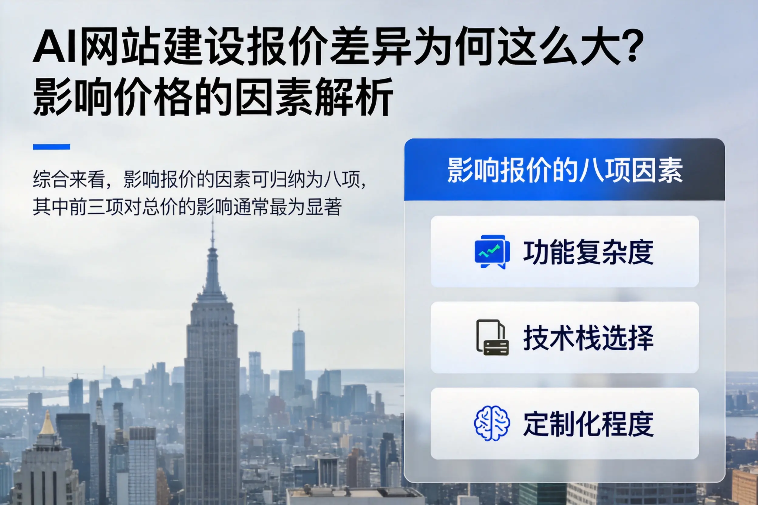 吕梁AI网站建设报价差异为何这么大？影响价格的因素解析