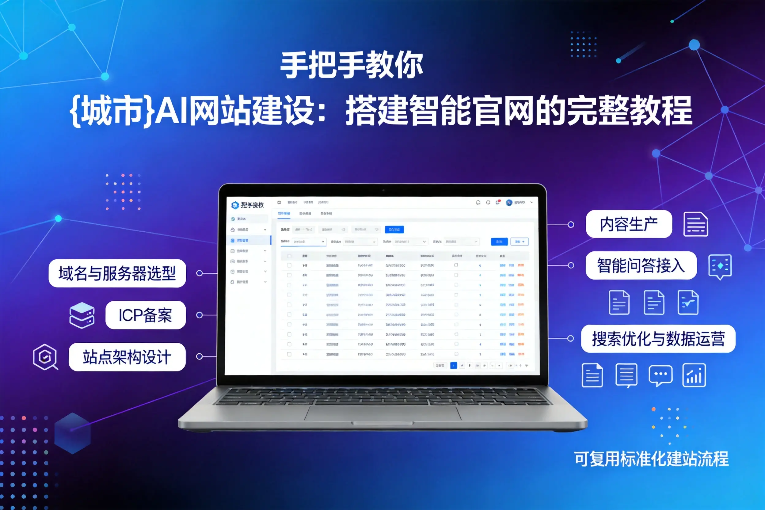 手把手教你吕梁AI网站建设：搭建智能官网的完整教程