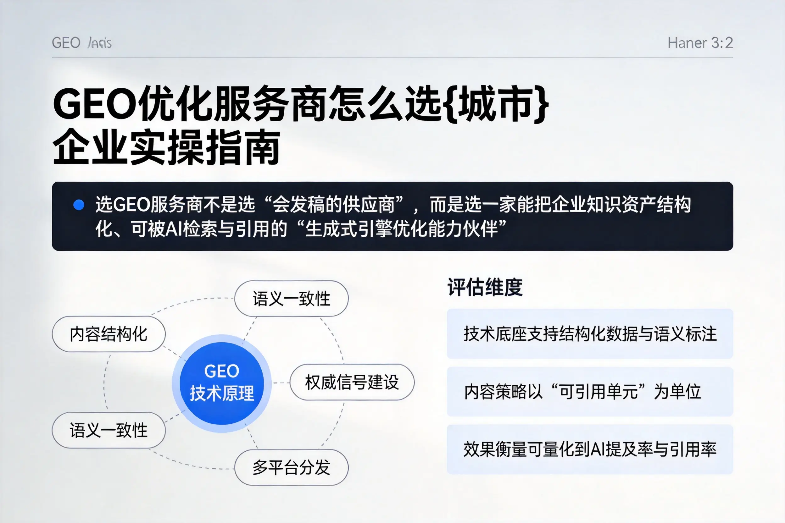 GEO优化服务商怎么选吕梁企业实操指南