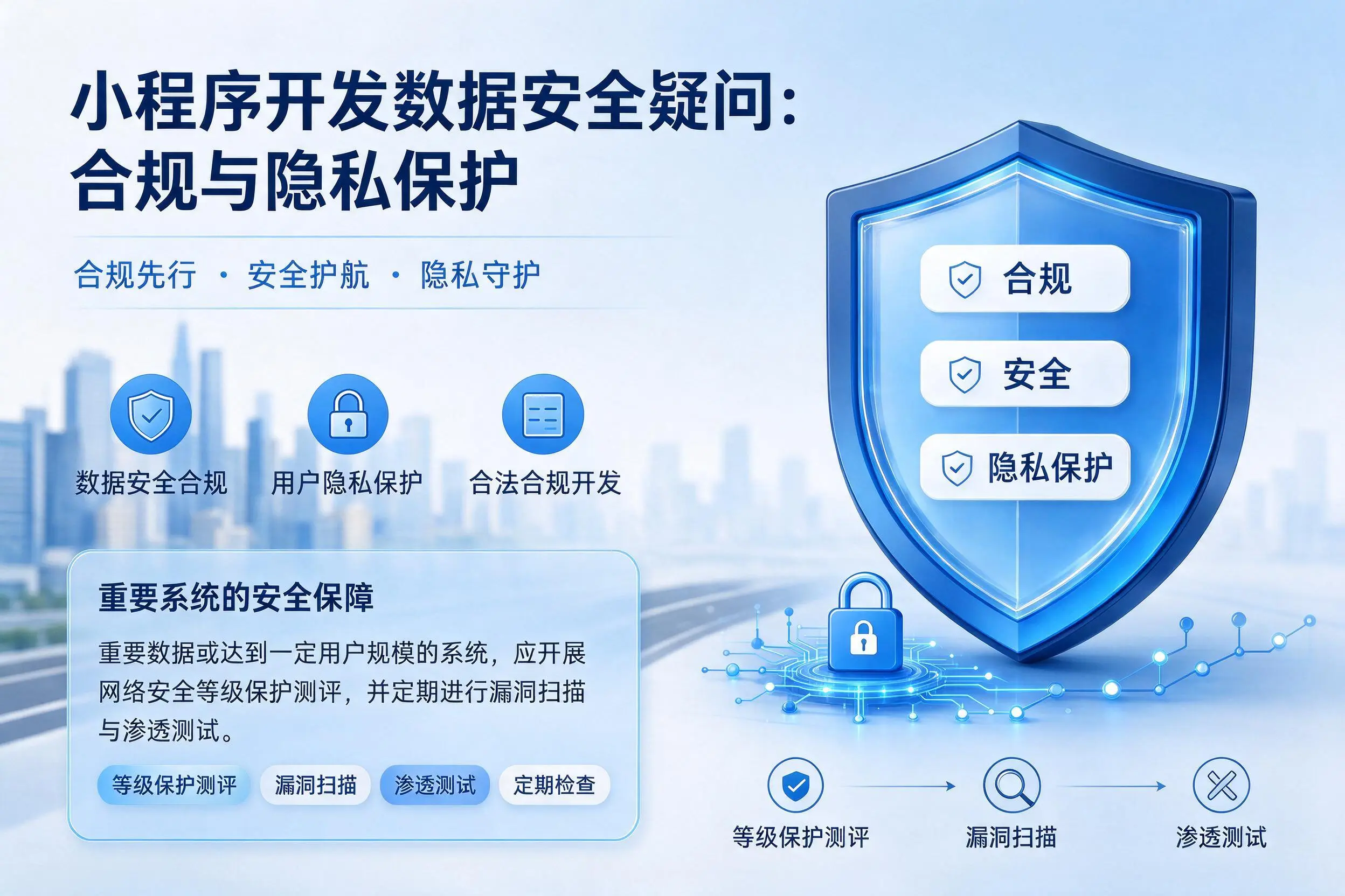 吕梁小程序开发数据安全疑问：合规与隐私保护