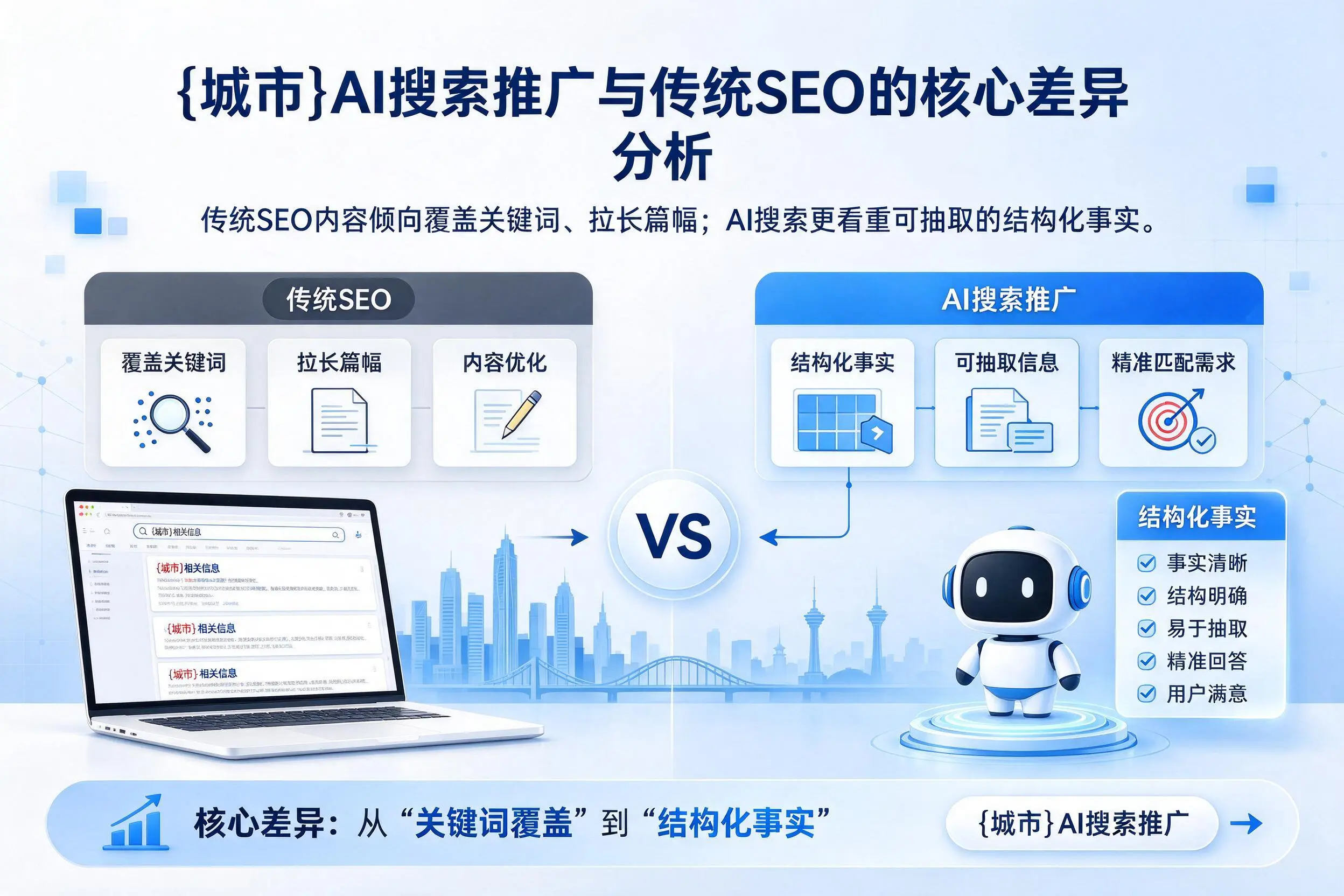 吕梁AI搜索推广与传统SEO的核心差异分析
